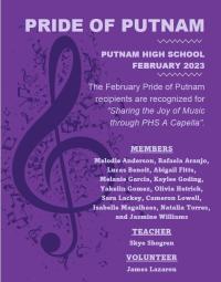 Pride of Putnam February 2023 Putnam High School 